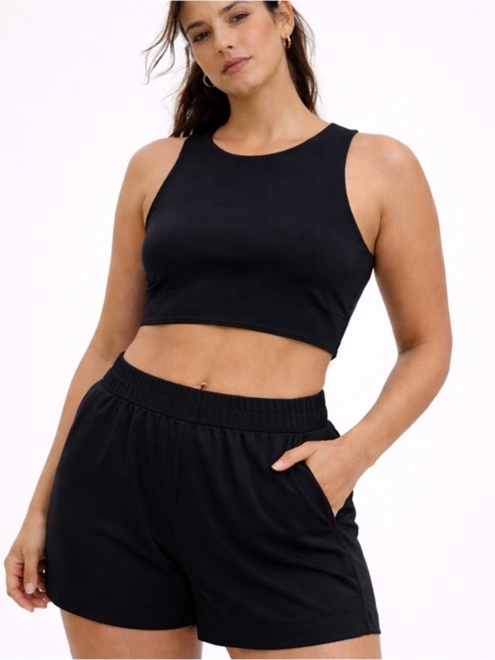 Reformation ecomove black Racerback sports bra 2X
